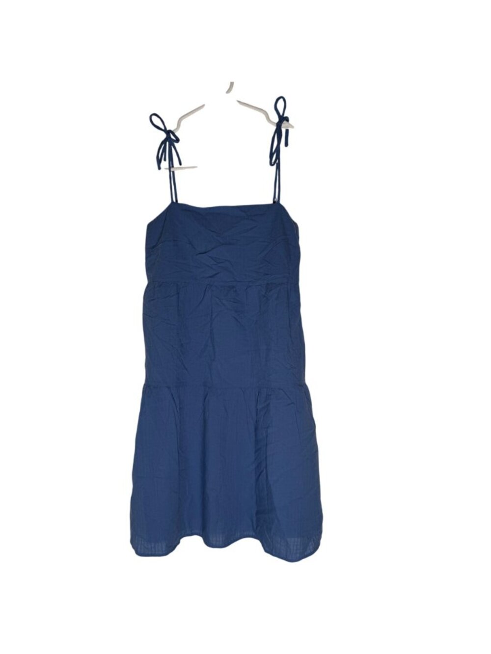 Everlane The Gauze Mini Tiered Dress Women's Size XXS in Soft Cobalt Blue NWT! - Picture 2 of 6